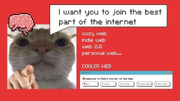 Join the indie web! And how you can get started!