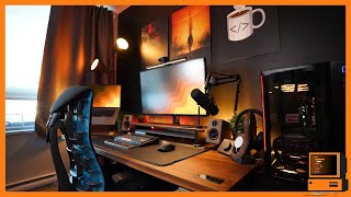 My COZY and MOODY Desk Setup  Another Small Office + Desk Setup Tour!