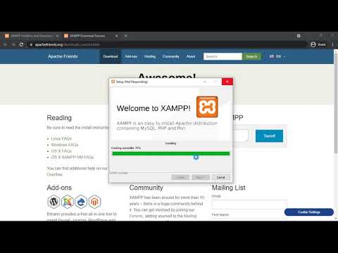 PHP tutorial 2 - Installing XAMPP on Windows for PHP