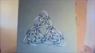 Information time lapse painting of a celtic knot 9 Update