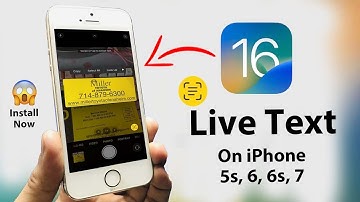 How to Get iOS 16 Live Text on iPhone 5s, 6, 6s, 7, 8 - Install Now🔥🔥