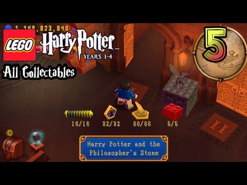 Lego Harry Potter: Years 1-4 PSP - The Philosopher's Stone All Collectables Gameplay 5