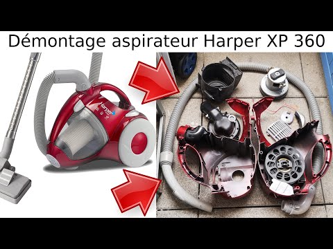 How to disassemble vacuum cleaner HARPER XP 360 2200W 1110240