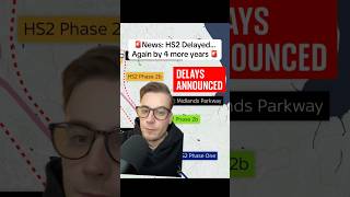 🚨News: HS2 Delayed… Again by 4 more years 🚨#hs2  #unitedkingdom  #trains  #news