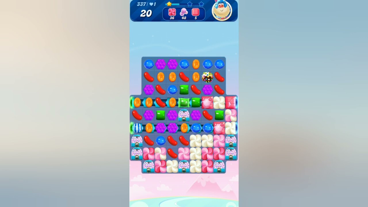 Candy Crush Saga Level 337( Super Hard) ⭐⭐⭐