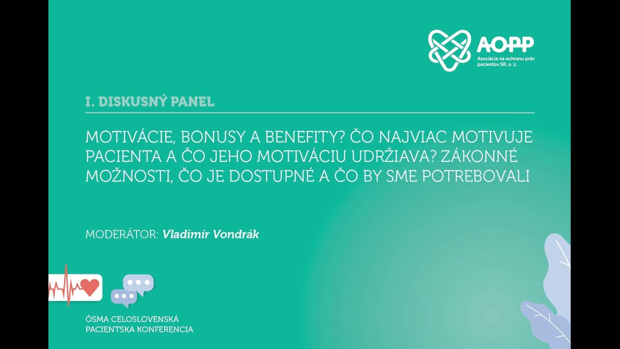 Prvý diskusný panel 8. celoslovenskej pacientskej konferencie