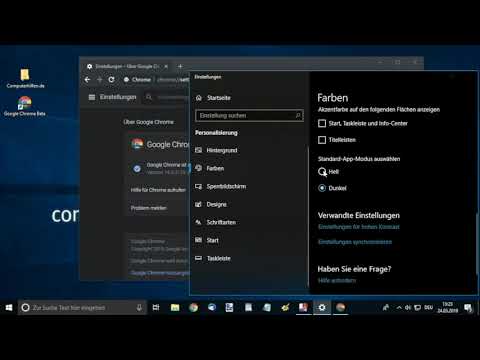 Chrome 74 mit Dark Mode unter Windows!