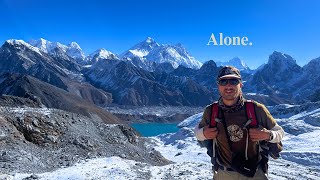 Trekking to Everest base camp without a guide.