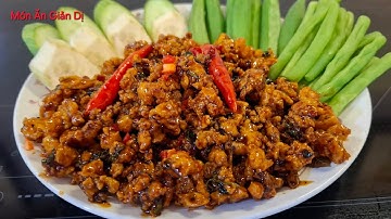 Kho Quẹt Chay ,đơn giản ăn với cơm ,cháo điều ngon ,với sốt kho vừa ăn/Món Ăn Giản Dị