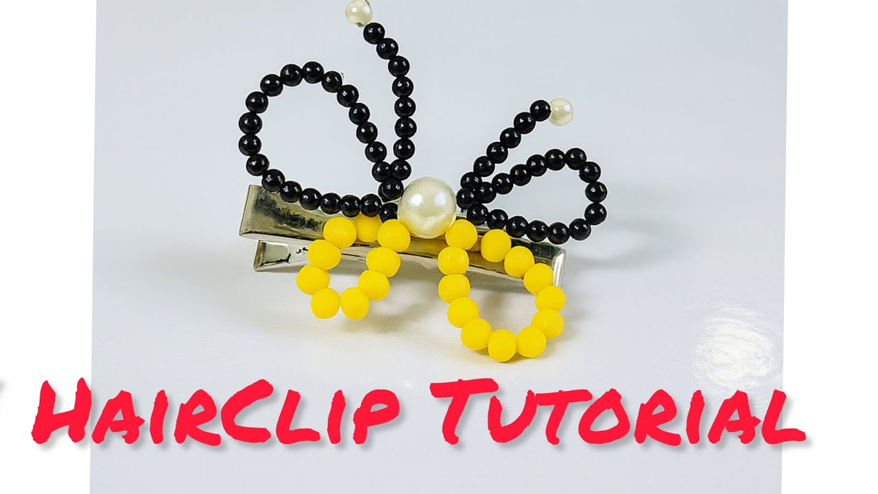 Simple & Cute Hair Clip Making Tutorial - YouTube