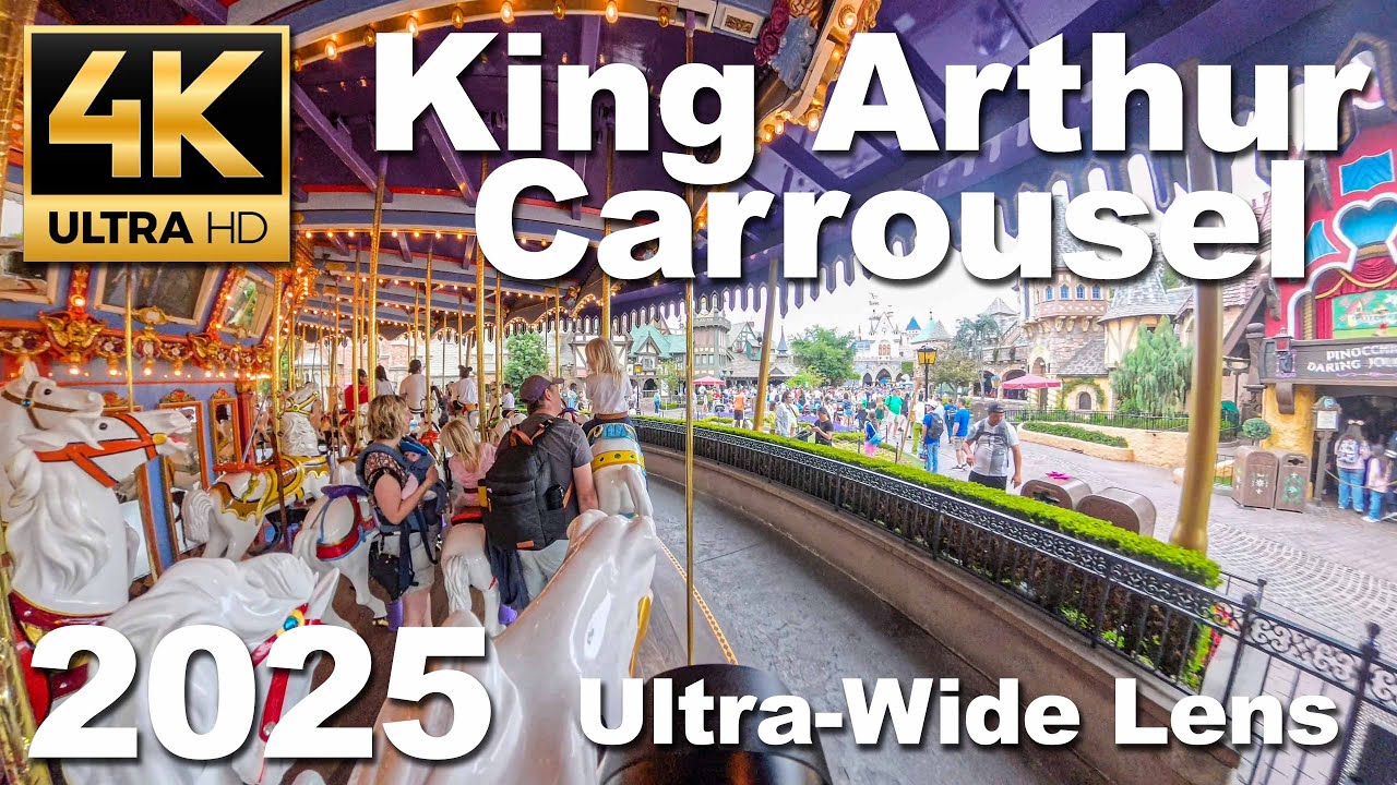 [4K] King Arthur Carrousel [2025] - Disneyland (Anaheim, California)