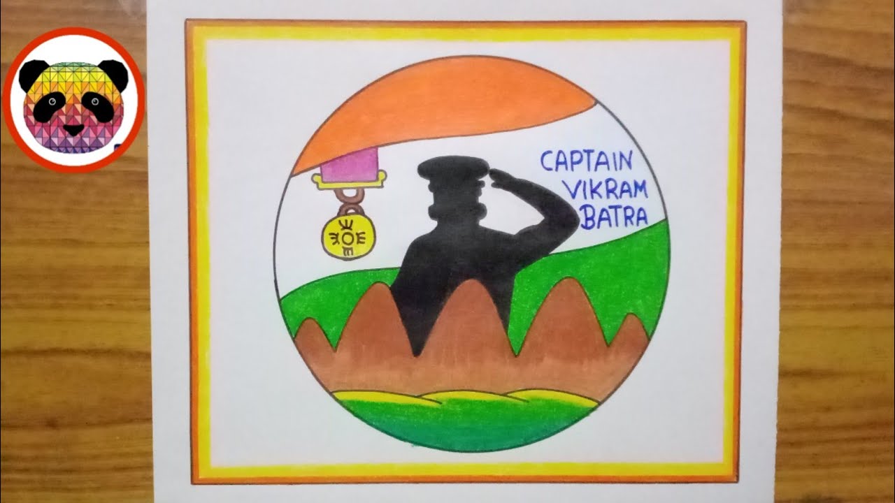 Veer Gatha Project Drawing / Veer Gatha Project Painting / Gallantry Award Winner Painting YouTube