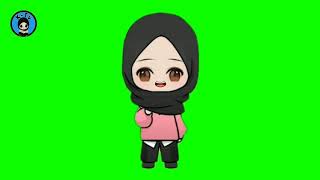 GREEN SCREEN ANIMASI KARTUN | MULUT BERBICARA