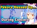 【ENG Sub】Usada Pekora - made a Mistake during Hololive Beyond the Stage Live Concert