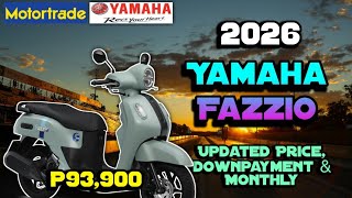 2026 Yamaha Fazzio Updated Price, Downpayment & Monthly | Philippines