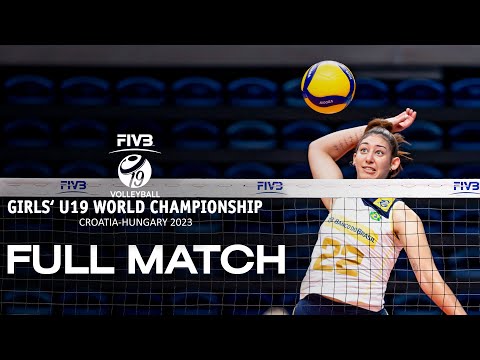 🔴LIVE BRA🇧🇷 vs. THA🇹🇭 - Women's U19 World Championship | Pool C