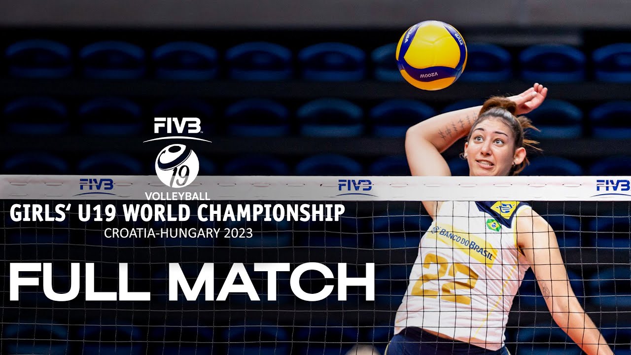 BRA🇧🇷 vs. THA🇹🇭 Full Match Girl's U19 World Championship Pool C
