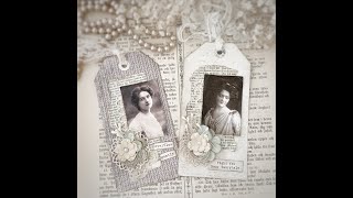 Tutorial for an Easy Vintage Tag