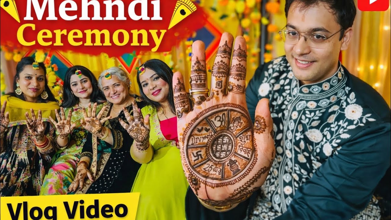 Mehndi ceremony 🎉| Dever ki shaadi|