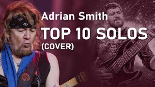 IRON MAIDEN - Adrian Smith TOP 10 SOLOS COVER