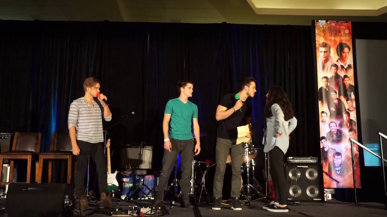 The Vampire Diaries- Chris Wood, Chris Brochu and Chris Ammons read through