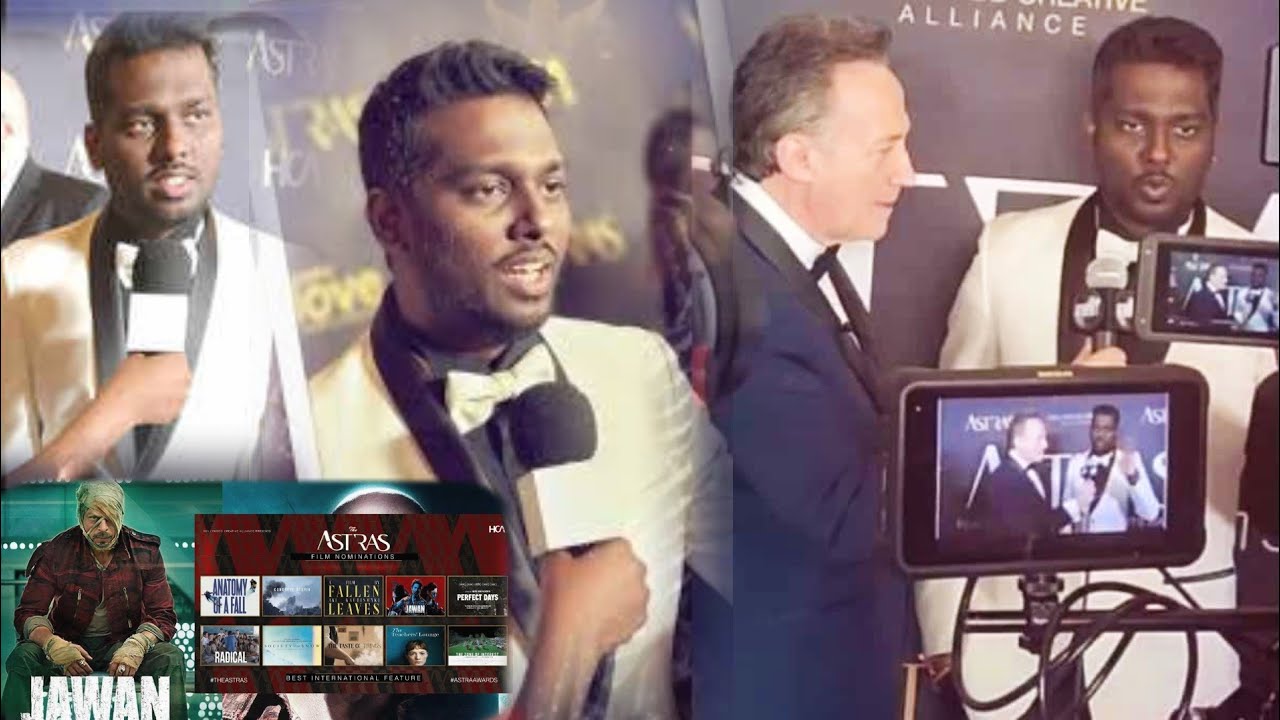 Shah Rukh Khan & Atlee Kumar's JAWAN in International ASTRAS AWARDS | 2024 HCA Astra Film Awards