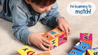 Blocks and puzzle all in one! stack match uppercase lowercase letters
to complete the colorful pictures. each letter of alphabet has a
correspond...