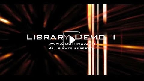 CosMind Library Demo Video 1
