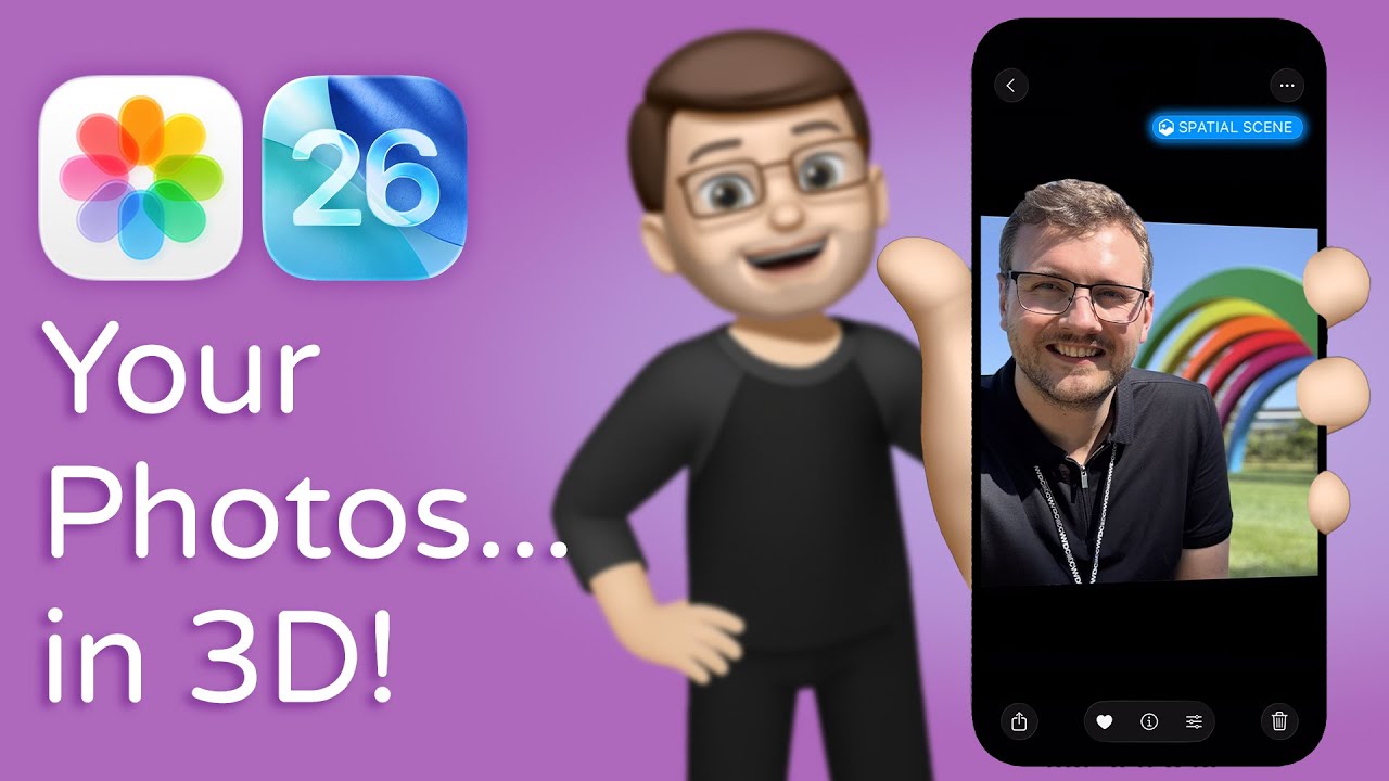 Transform any iPhone Photo into a 3D Spatial Scene (iOS 26 Public Beta ...