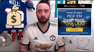 Premier League Matchweek 22 Picks & Predictions | $50,000 NBC Sports Predictor screenshot 4