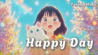 [Cute BGM] 햇빛 아래 고양이와 소녀의 행복한 음악❤️ 달콤한 판타지 멜로디 음악 🫧🎵 Happy Day💕 Lovely Soft Music 오늘도 행복한 하루를 위해~ screenshot 2