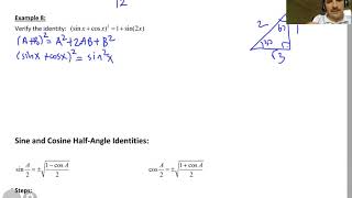 Section 7.3 Double-Angle, Half-Angle and Reduction Formulas -Part 3