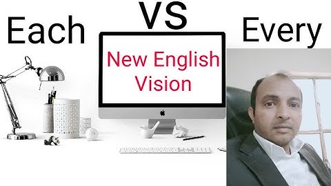 Each vs Every - Usage and differences - English Grammar lesson