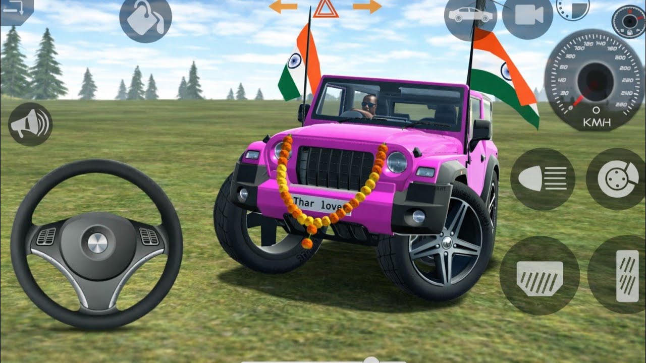 🥳Modified Mahindra Thar Car Game's:Indian Car (Gadi Wala Game)-💥Car Game Android game play #2026