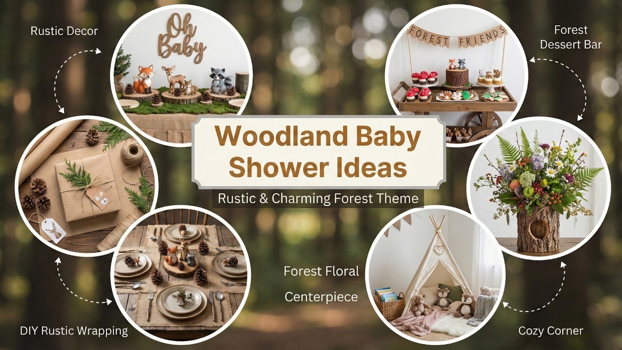 Woodland Baby Shower Ideas That Are Charming and Easy to DIY