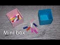 DIY: Paper Gift Box Origami. How To Make Paper Mini Box.
