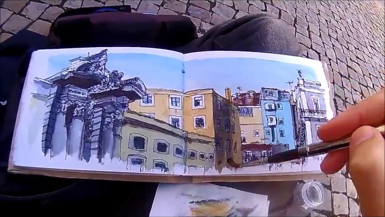 Urban Sketching in Lisbon