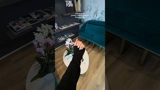 getting a russian manicure in beverly hills #losangeles #beverlyhills #russianmanicure #manicure #la