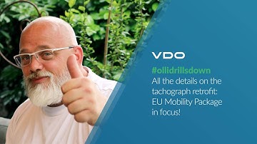 All the details on the tachograph retrofit: EU Mobility Package in focus! #ollidrillsdown