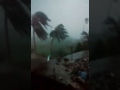 Eyewitness footage of Hurricane Matthew making its way across Haiti