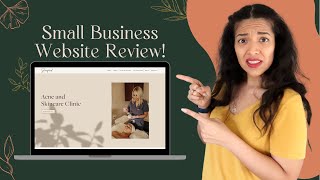 Website Review for Local Small Business: Skinspired, a skin care clinic!