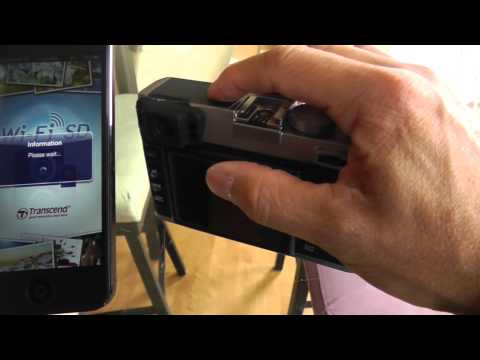 How to set up the Transcend WiFi SD card with a Fuji X100s