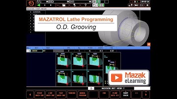 MAZATROL Programming Briefs: O.D. Grooving