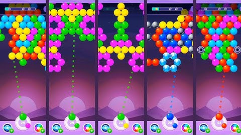 Bubble Shooter Rainbow l Ball Shooting Game l Level 76-80 l 🎮🤑🎧 #games #gaming #gameplay