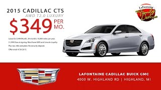 2015 Cadillac CTS Lease Sepcial at LaFontaine Cadillac | #FallTogether