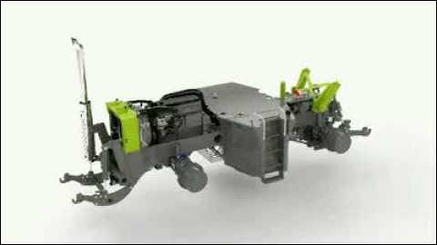 Claas Xerion Tractor Assembly Animation