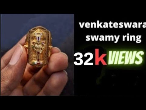 5 grams vajrakiritam Venkateswara Swamy Rings 916gold@mohanakrishnalopinti  - YouTube