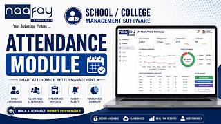 Attendance Module - Naafay School / College Management Software