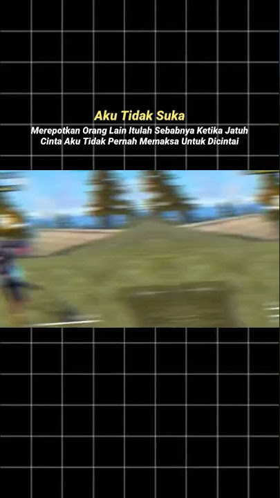 STORY WA FF 30 DETIK || AKU TIDAK SUKA MEREPOTKAN ORANG LAIN :) 😌🗿😂