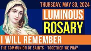 LISTEN - ROSARY THURSDAY - Theme: I WILL REMEMBER